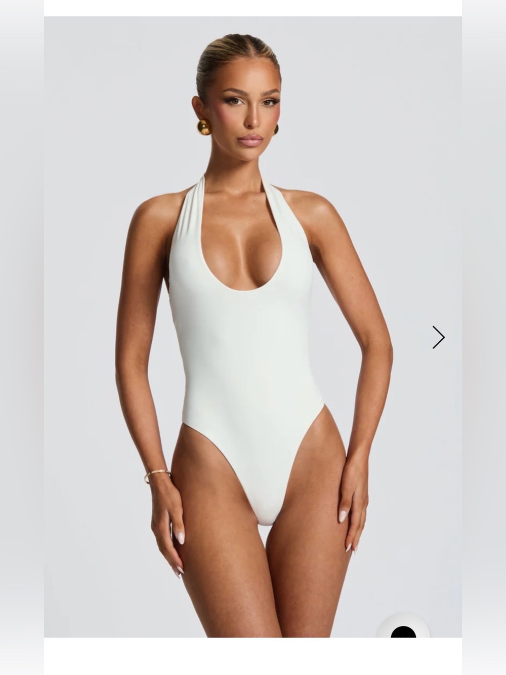 NWT Babyboo Fashion Odele Bodysuit - White - Size Large